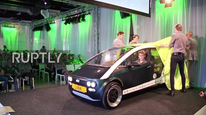 Nizozemští studenti si vyrobili biologicky rozložitelné auto