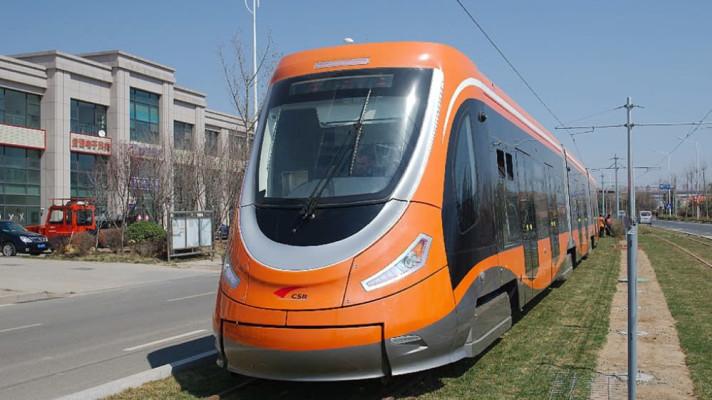 V Číně začala jezdit první tramvaj na světě s vodíkovým pohonem