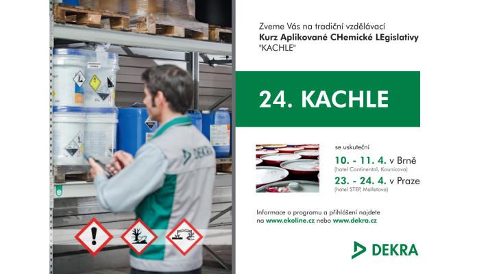 Společnost DEKRA Vás zve na 24. Kurz aplikované chemické legislativy KACHLE