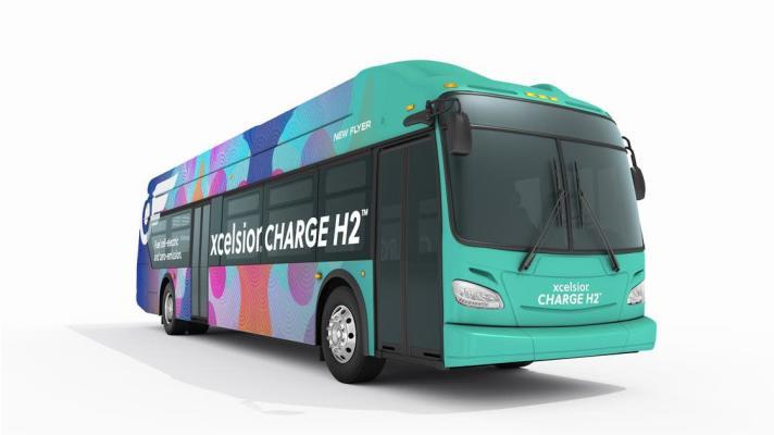 Státy v USA motivují veřejné přepravce k přechodu na autobusy poháněné vodíkem