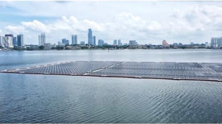 Plovoucí fotovoltaické elektrárny na moři