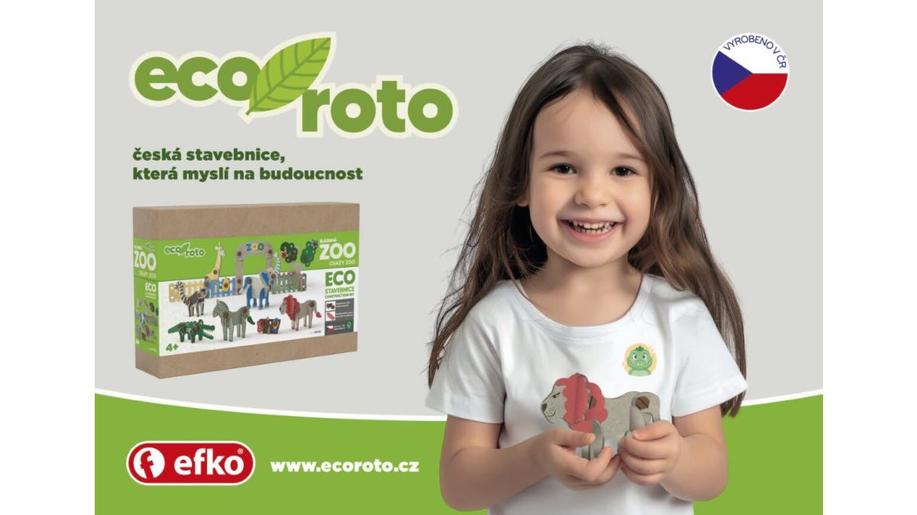 Český výrobce EFKO představuje novou stavebnici ECO Roto - hračku, která myslí na budoucnost