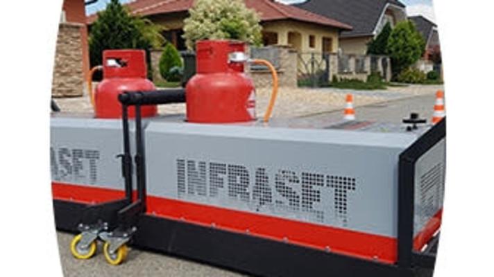 EEGA: Speciální technologie na opravu výtluků silnic - INFRASET