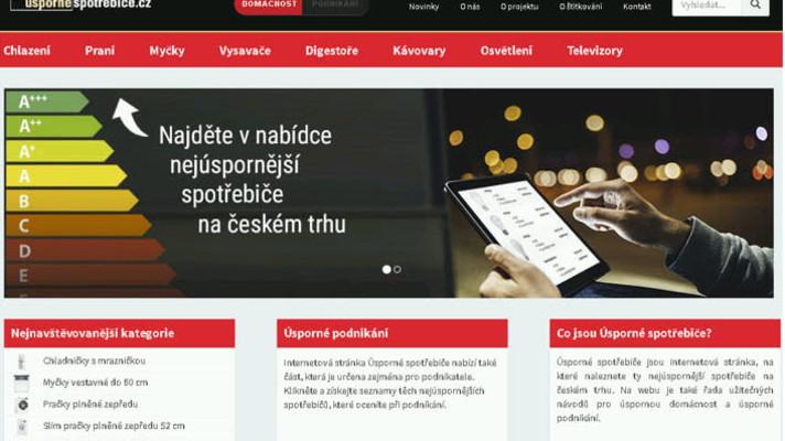 Úsporné spotřebiče - zpřísnění kritérií a nová internetová stránka
