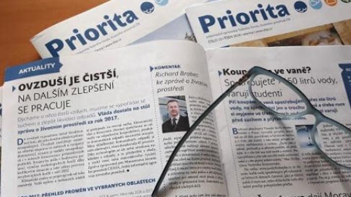 Časopis Priorita má svůj web Časopis Priorita má svůj web