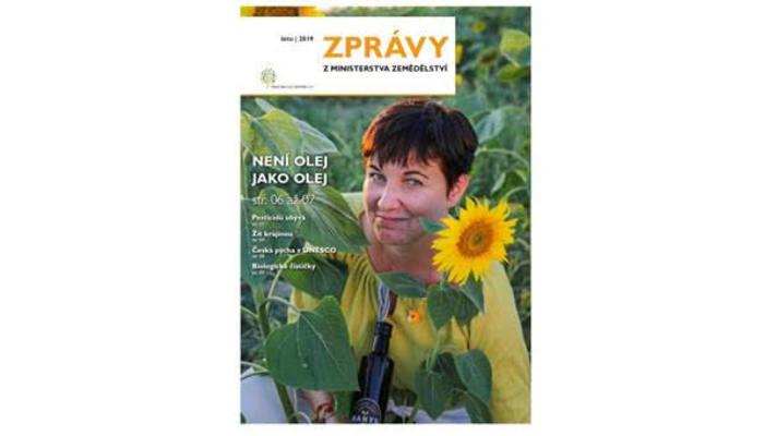 Zprávy z Ministerstva zemědělství LÉTO/2019 Zprávy z Ministerstva zemědělství LÉTO/2019