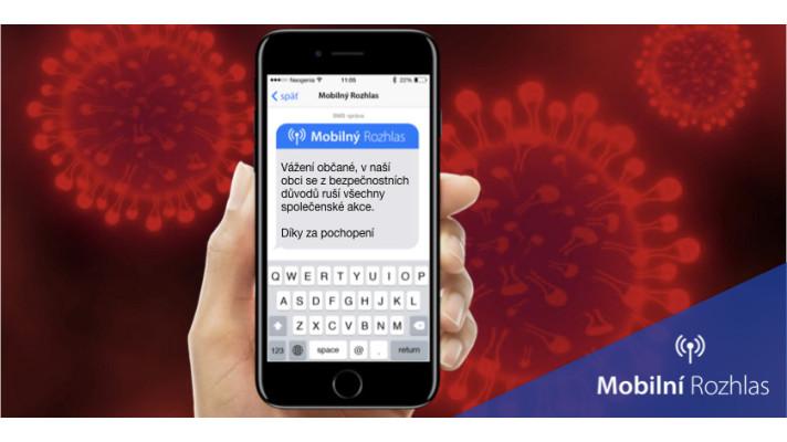 Mobilní Rozhlas se rozhodl pomoci samosprávám v informování o koronaviru, všechny české obce ho mohou pro krizovou komunikaci získat zdarma