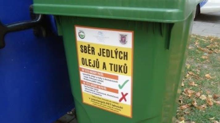 Města Ústeckého kraje dávají do ulic nádoby na použité oleje