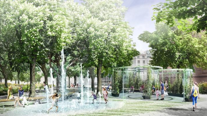 Vídeň bojuje proti horku ve městě. Zřizuje svůj první cooling park