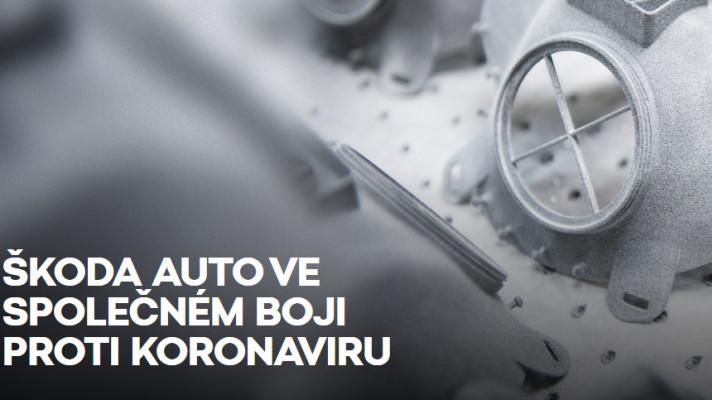 Automobilka se široce angažuje v boji proti koronaviru pod hesly #SKODAAUTOhelps a #SKODAAUTOpomaha
