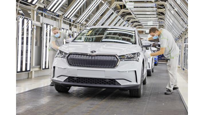 ŠKODA AUTO zahajuje v hlavním závodě v Mladé Boleslavi sériovou výrobu modelu ENYAQ iV