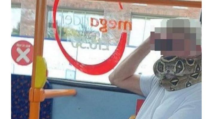 Roušku v MHD nelze nahradit živým hadem, upozornili v Manchesteru