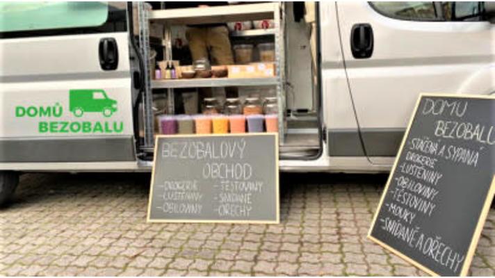 Praha-D.Měcholupy: Pojízdná bezobalová prodejna Praha-D.Měcholupy: Pojízdná bezobalová prodejna