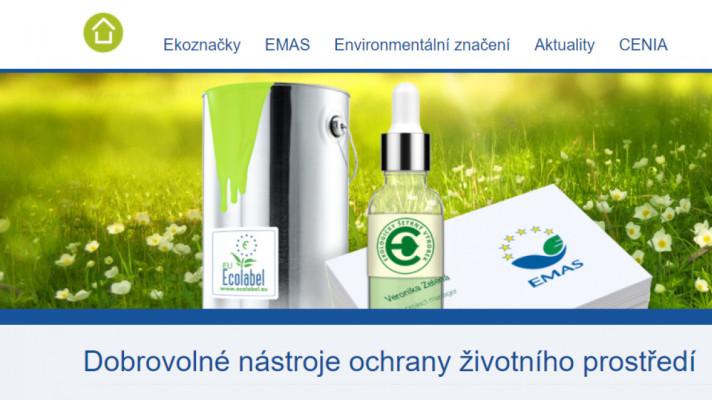 Nový vizuál webu ekoznačení