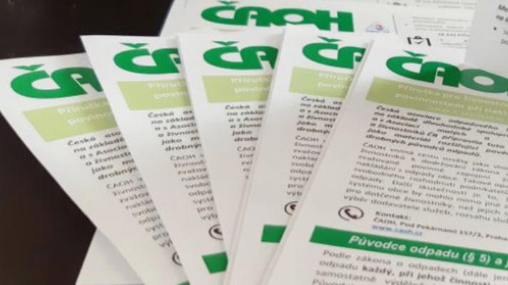 Příručka k základním povinnostem živnostníků dle nového odpadového zákona