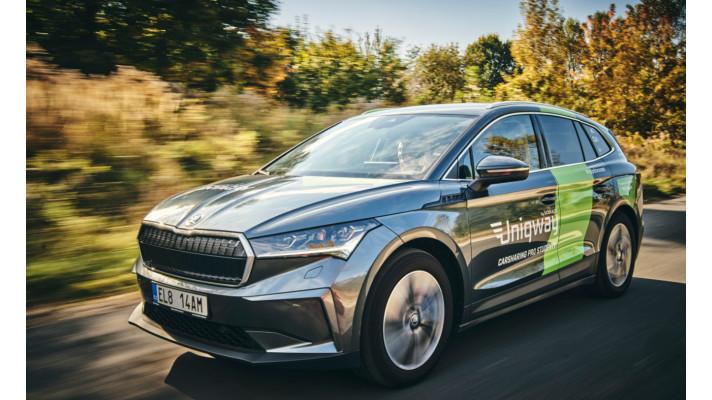 Flotila sdílených vozů Uniqway od společnosti SKODA AUTO DigiLab již ujela více než 1 000 000 km