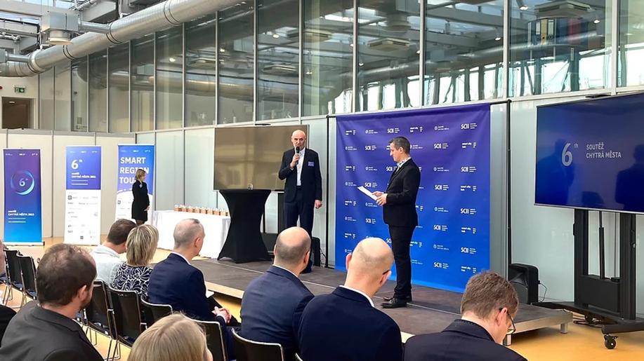 Slavností předávání ocenění vítězům Soutěže Chytrá města 2022