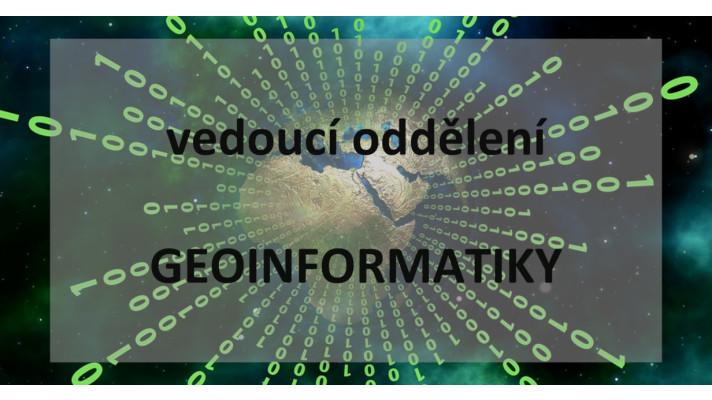 CENIA vypisuje výběrové řízení na pozici vedoucí oddělení geoinformatiky