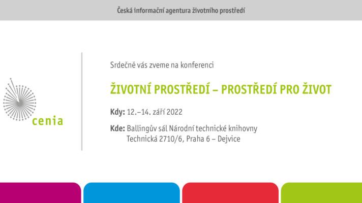 Konference životní prostředí - prostředí pro život: Výzva k zasílání abstraktů