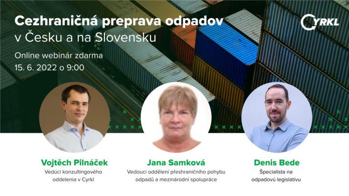 Pozvánka na webinář o přeshraniční přepravě odpadu