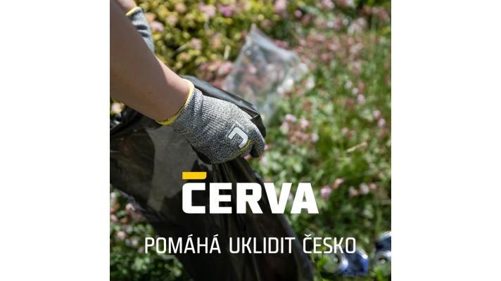 ČERVA pomáhá uklidit Česko