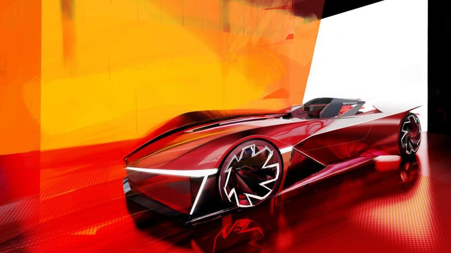 ŠKODA VISION GT: Emocionální, čistě elektrický závodní vůz jako digitální designový model