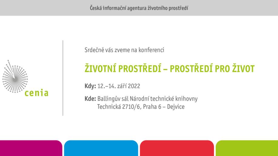Prezentace a fotografie z konference Životní prostředí - prostředí pro život 2022