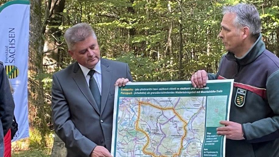 Začala příprava projektu česko-saského lesoparku a singletrailů