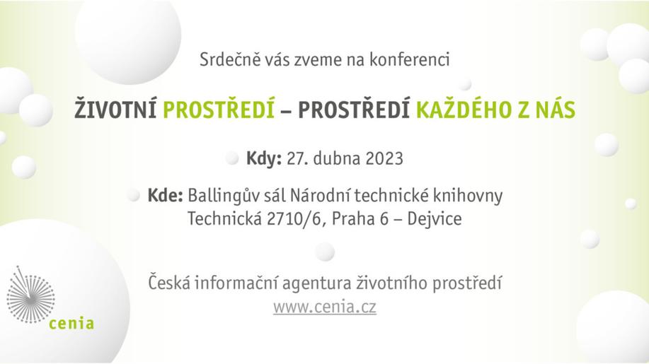 Konference Životní prostředí - prostředí každého z nás