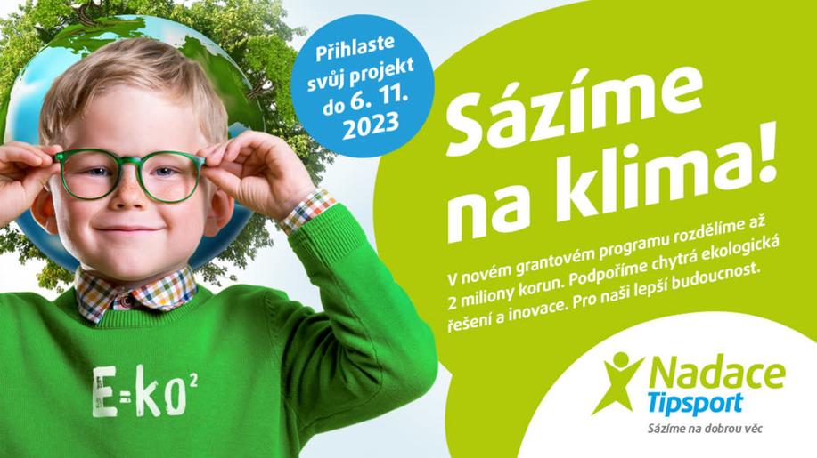 Nadace Tipsport sází na klima!