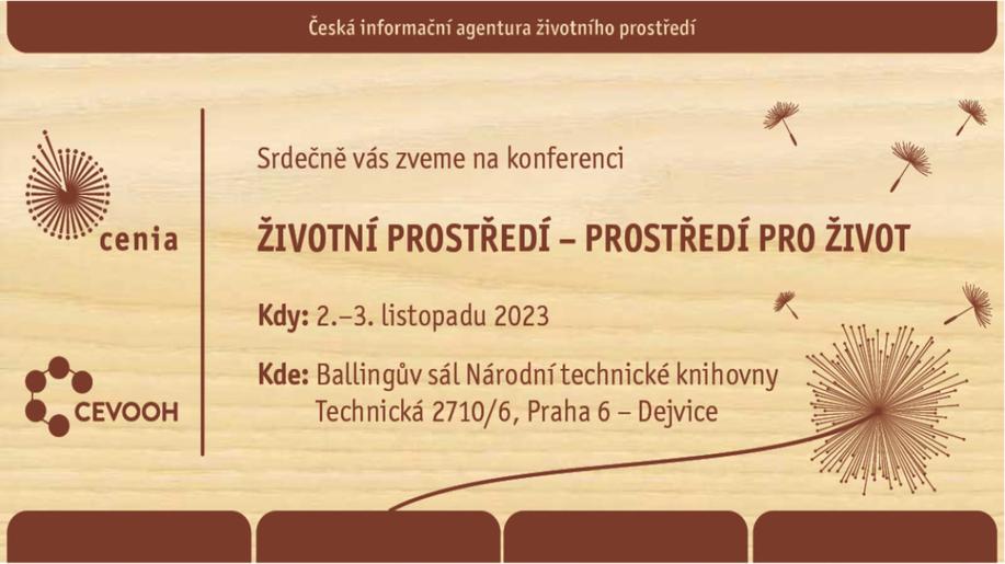 Prezentace z konference Životní prostředí - prostředí pro život 2023