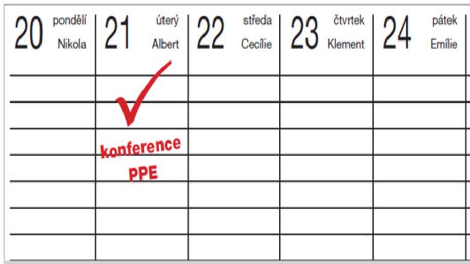 Brousíme poslední detaily konference PPE do diamantového lesku