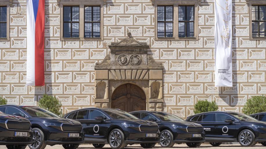Elektrické vozy Škoda Enyaq iV najezdily ve službách českého předsednictví EU přes 120 tisíc kilometrů