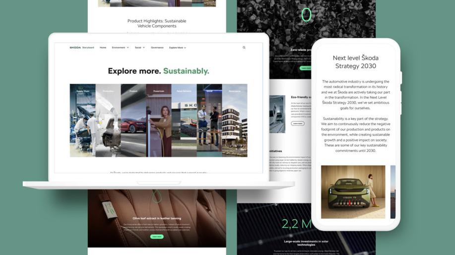 Škoda Auto spustila novou microsite věnovanou tématům spojeným s udržitelností