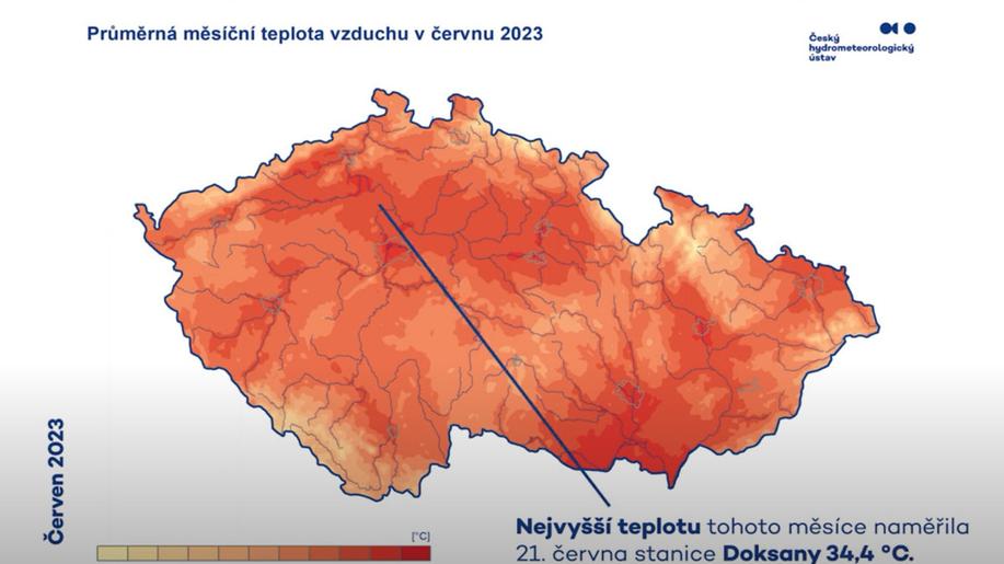 Červen 2023 na území Česka