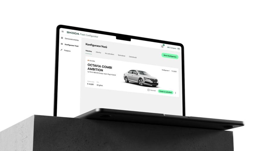 Digitalizace v praxi: České zastoupení Škoda Auto spustilo fleetový konfigurátor