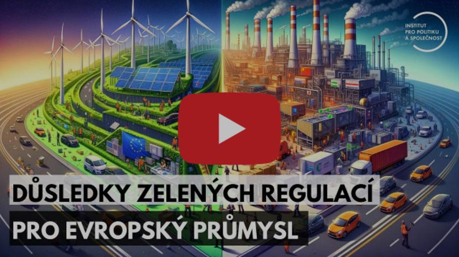 Online debata: Důsledky zelených regulací pro evropský průmysl - dnes od 15:30 hod.