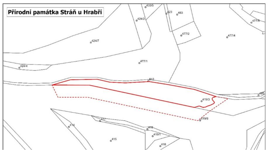 Stráň u Hrabří poblíž Vysokého Chlumce je nově zvláště chráněným územím