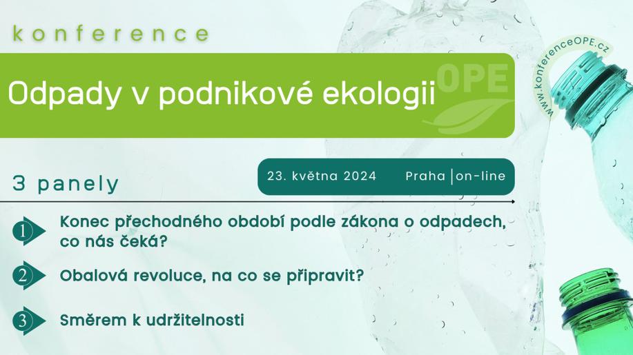 Pozvánka: Konference Odpady v podnikové ekologii - 23. května 2024