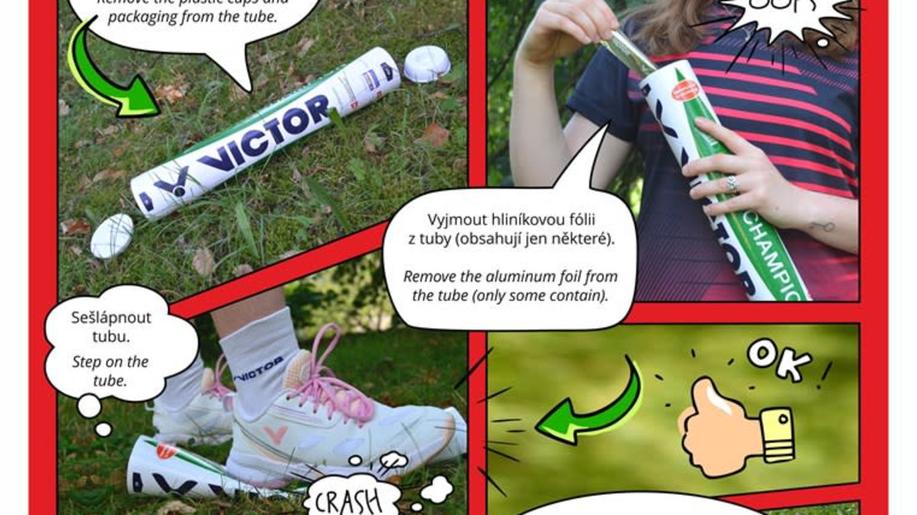 Za recyklaci tub obdržel badmintonový svaz mezinárodní ocenění