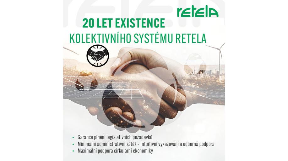 RETELA slaví 20. narozeniny: Dvě dekády sběru a recyklace elektroodpadu!  