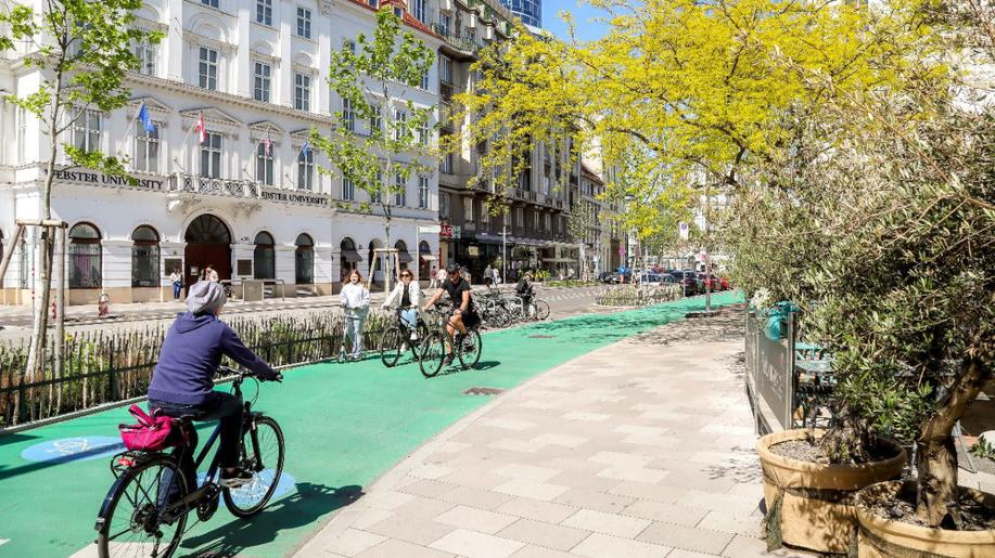 První vídeňská cyklomagistrála je hotová