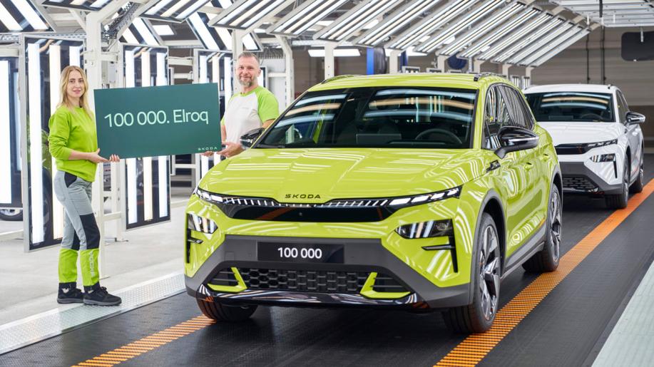 Škoda Auto vyrobila 100 000. elektromobil Elroq