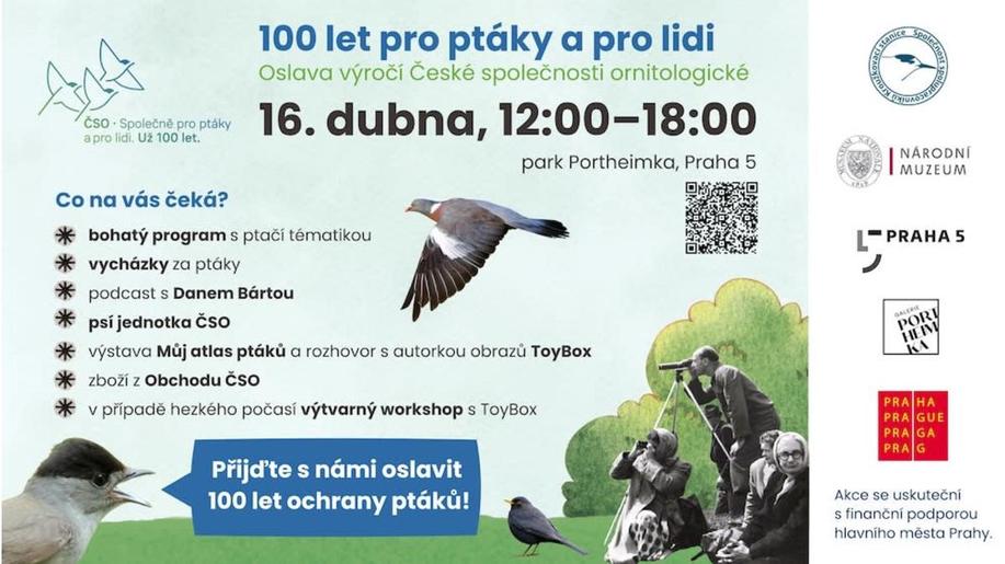Česká společnost ornitologická oslavila 100 let od založení v Národním muzeu Česká společnost ornitologická oslavila 100 let od založení v Národním muzeu