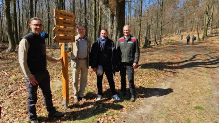 Správy národních parků v Českosaském Švýcarsku slavnostně předaly do užívání novou přeshraniční trasu