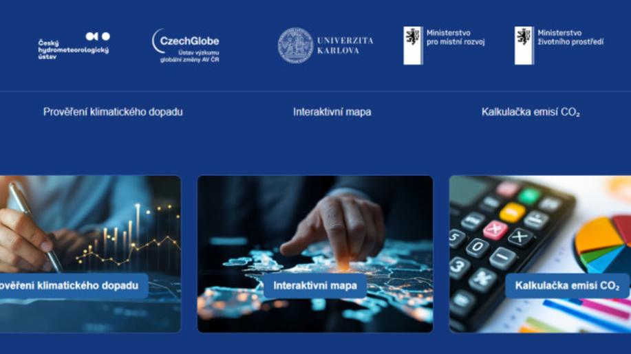 Webová aplikace pro klimatické prověřování investic pomůže projektantům při jejich přípravě Webová aplikace pro klimatické prověřování investic pomůže projektantům při jejich přípravě