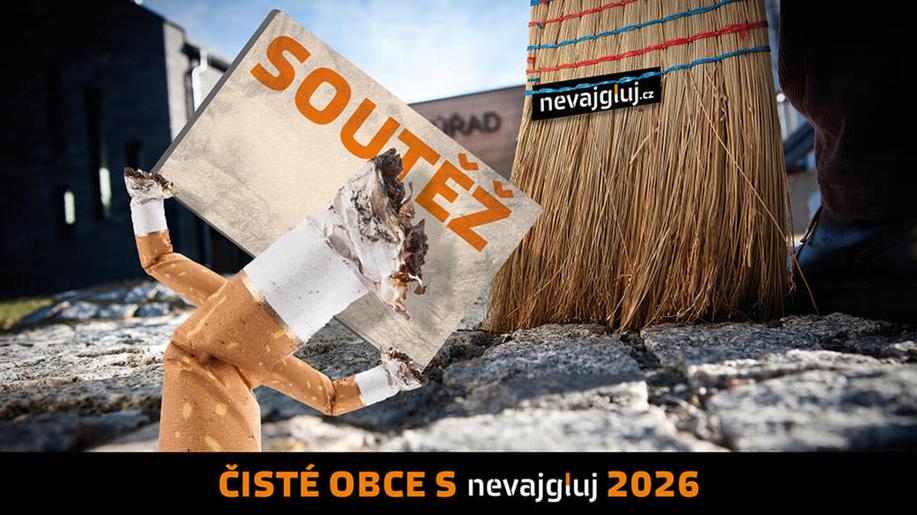 Máte čistou obec? Zapojte se do soutěže Čisté obce s NEVAJGLUJ 2026