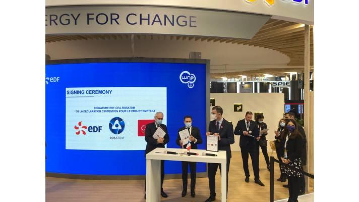 Rosatom bude spolupracovat s EDF a CEA při recyklaci paliva MOX