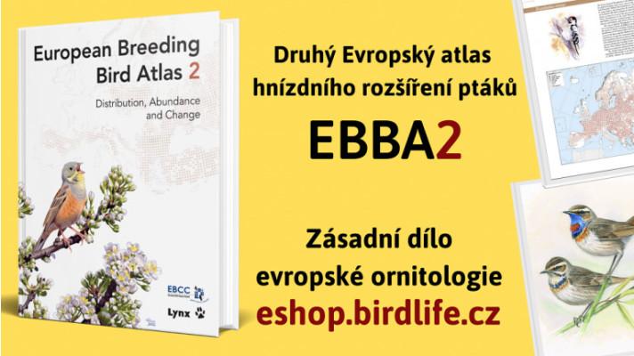 Nejlepší ptačí knihou roku je atlas EBBA2, na němž se významně podílela i ČSO