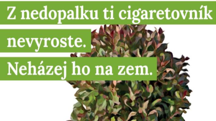 VIDEOSTREAM: Kampaň Cigaretovník o nakládání s nedopalky